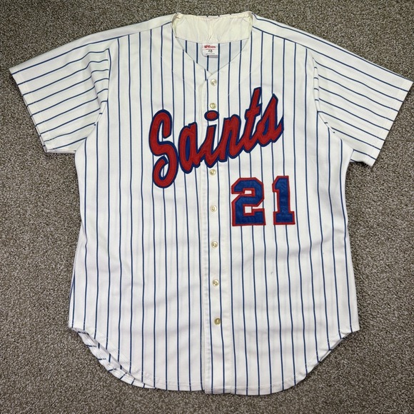 Wilson Other - Vintage Saints Minor league Baseball Pinstripe Jersey Size 48 XL Wilson